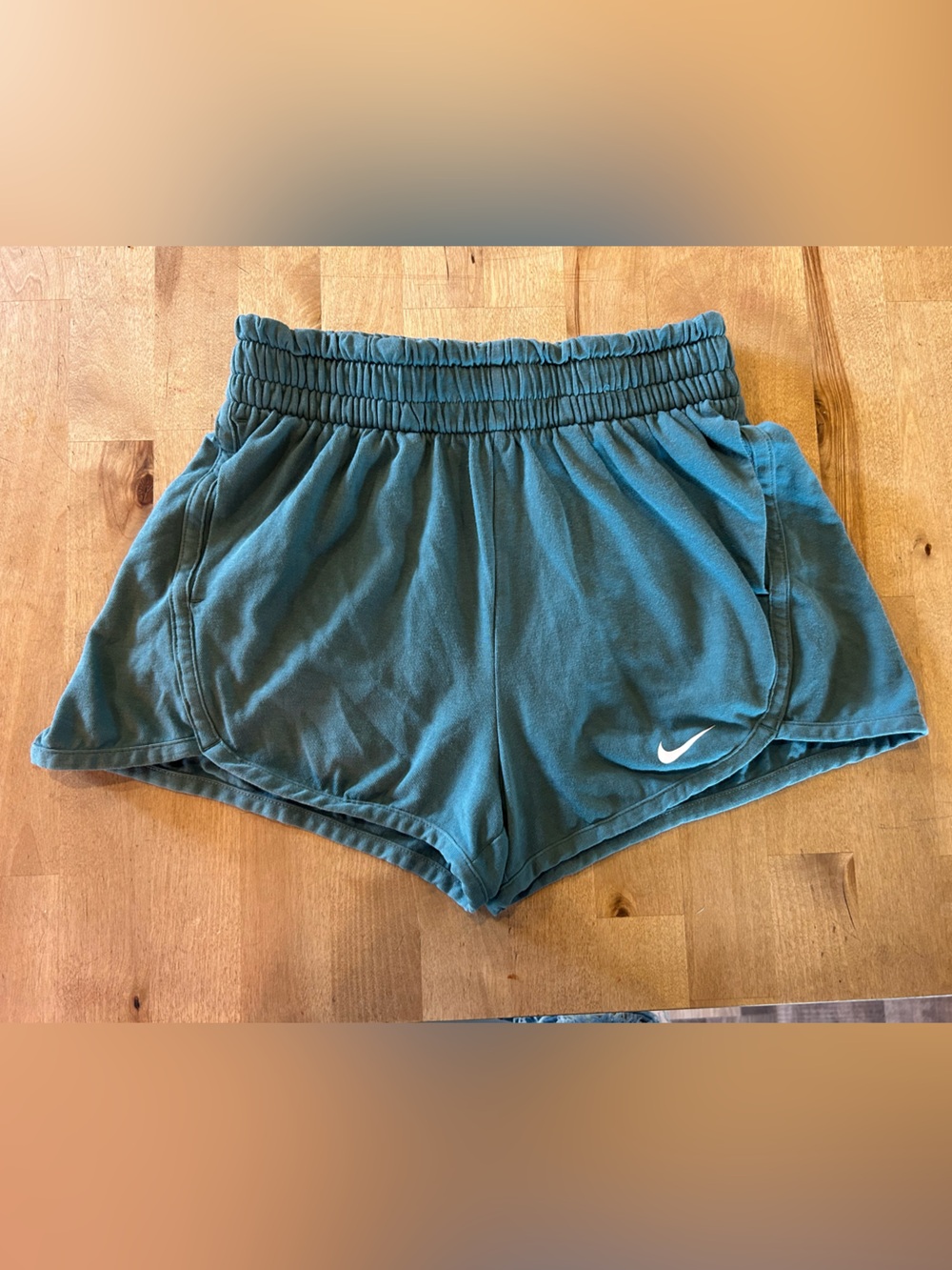 Nike Women's Blue/Green Athletic Shorts S